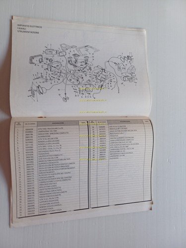 Italjet 50 Stratos tubone catalogo ricambi TELAIO originale