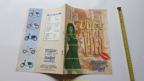 Italjet 50 Torpedo scooter 1997 depliant originale brochure