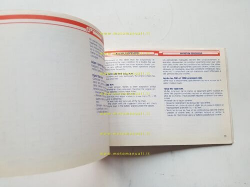 Italjet Boss 350 1983 manuale uso manutenzione libretto originale owner's …