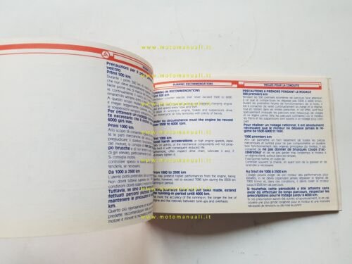 Italjet Boss 350 1983 manuale uso manutenzione libretto originale owner's …