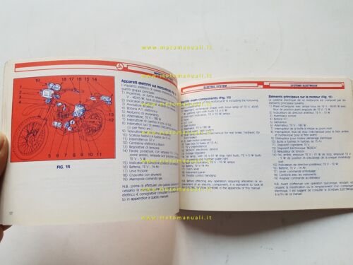 Italjet Boss 350 1983 manuale uso manutenzione libretto originale owner's …