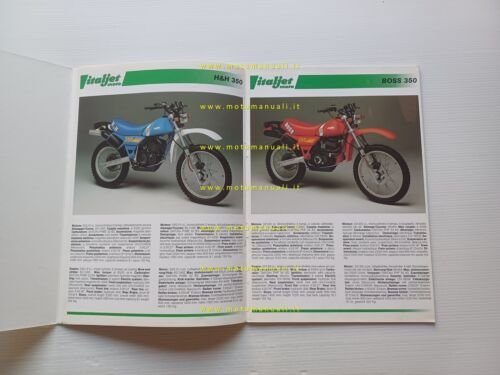 Italjet catalogo produzione tutti modelli 1983 ( 9 depliant) originale