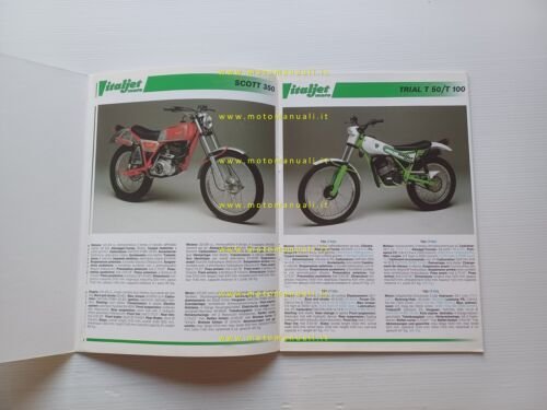 Italjet catalogo produzione tutti modelli 1983 ( 9 depliant) originale