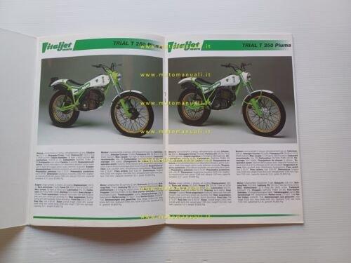 Italjet catalogo produzione tutti modelli 1983 ( 9 depliant) originale