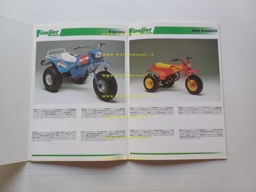 Italjet catalogo produzione tutti modelli 1983 ( 9 depliant) originale
