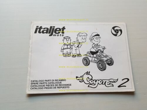 Italjet Coyote 2 50 catalogo ricambi originale