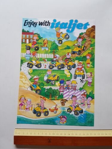 Italjet Coyote 50 depliant auto giocattolo italiano originale