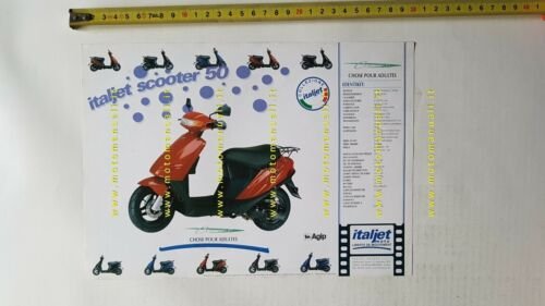 Italjet Cruise 50 1993 depliant originale scooter ITALIANO brochure