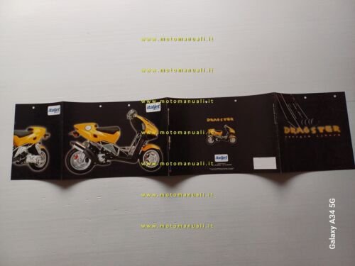 Italjet Dragster 125 - 180 scooter 1999 depliant originale italiano