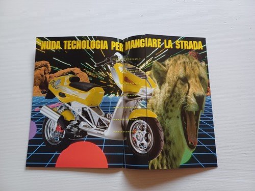 Italjet Dragster 50 scooter 1998 depliant italiano originale