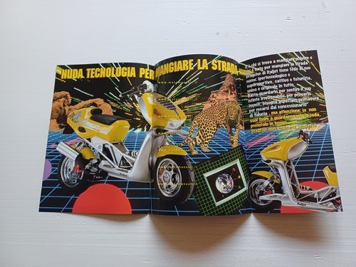 Italjet Dragster 50 scooter 1998 depliant italiano originale