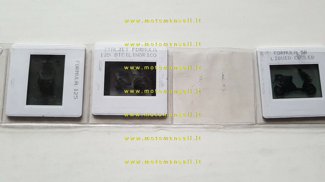Italjet Formula 125 -50 Scooter lotto diapositive da cartella stampa …