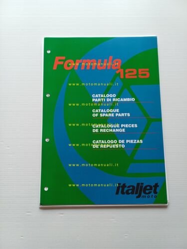 Italjet Formula 125 scooter catalogo ricambi originale Parts Catalogue