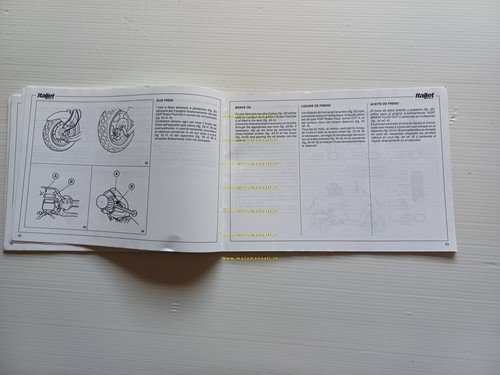 Italjet Formula 125 scooter manuale uso manutenzione libretto originale