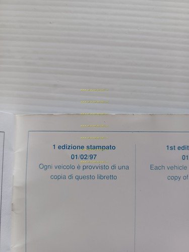 Italjet Formula 125 scooter manuale uso manutenzione libretto originale