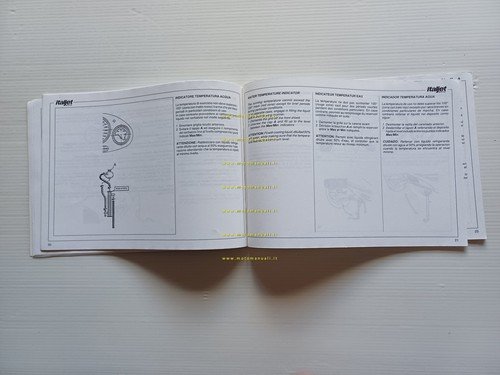 Italjet Formula 125 scooter manuale uso manutenzione libretto originale