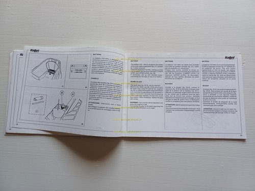 Italjet Formula 125 scooter manuale uso manutenzione libretto originale