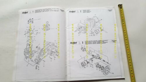 Italjet Formula 50 1995 catalogo ricambi originale spare parts catalogue