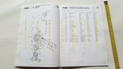 Italjet Formula 50 1995 catalogo ricambi originale spare parts catalogue