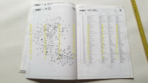 Italjet Formula 50 1995 catalogo ricambi originale spare parts catalogue