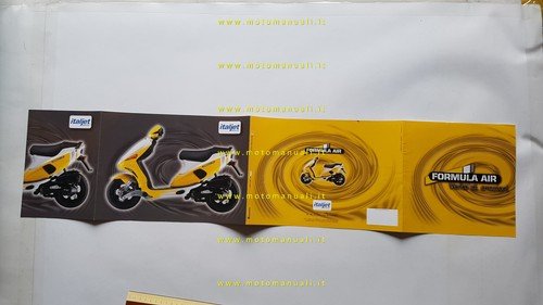 Italjet Formula 50 Air scooter depliant italiano originale