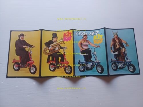 Italjet Kit Kat 50 1973 depliant originale ciclomotore moto moped …