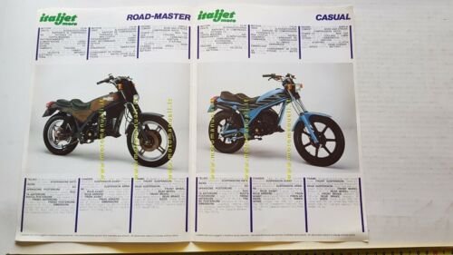 Italjet Road Master - Casual 330 1982 depliant moto originale …
