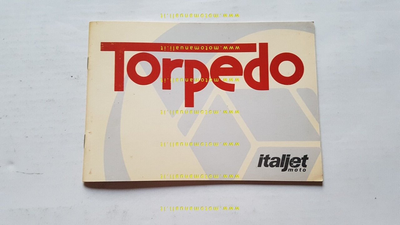ITALJET Torpedo 50 1997 manuale uso manutenzione libretto originale