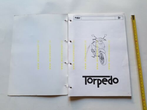 Italjet Torpedo 50 catalogo ricambi originale spare parts catalogue