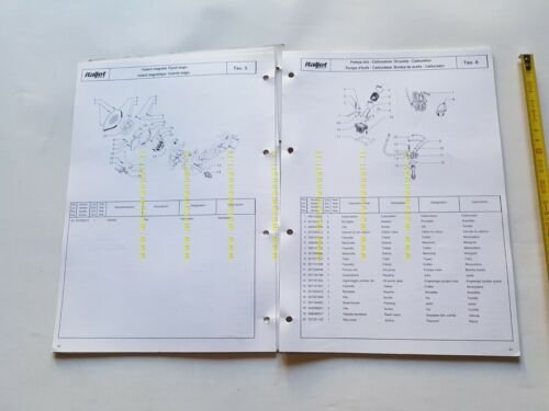 Italjet Torpedo 50 catalogo ricambi originale spare parts catalogue