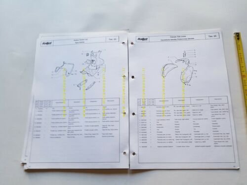 Italjet Torpedo 50 catalogo ricambi originale spare parts catalogue