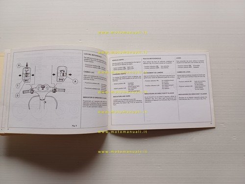 ITALJET Velocifero 50 1996 manuale uso manutenzione libretto originale