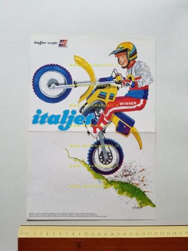 Italjet Winner 50 depliant minimoto italiano ORIGINALE