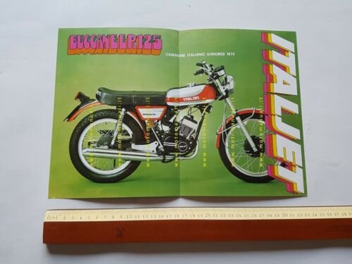 Italjet Yamaha Buccaneer 125 1973 depliant originale moto motorcycle brochure