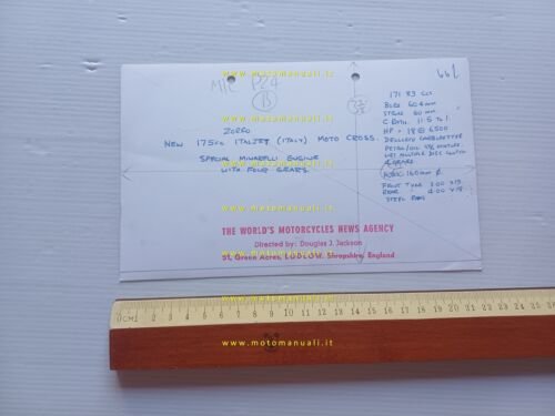 ItalJET Zorro 175 Cross foto cartella stampa originale