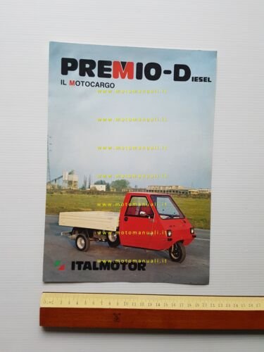 ITALMOTOR Premio Diesel motocarro anni 80 depliant originale