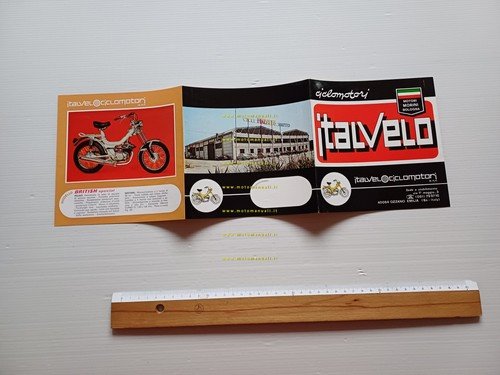 Italvelo 50 Mini - London - British tuboni 1975 depliant …