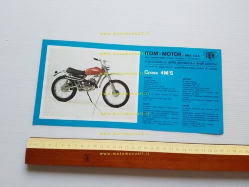 Itom 50 Cross 5M Turbo radiale - Cross 4M 1972-73 …
