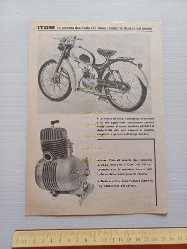 Itom Astor 50 anni 50 depliant originale