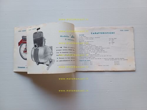 Itom Astor Sport 50 3M manuale uso manutenzione + catalogo …