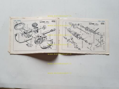 Itom Astor Sport 50 3M manuale uso manutenzione + catalogo …