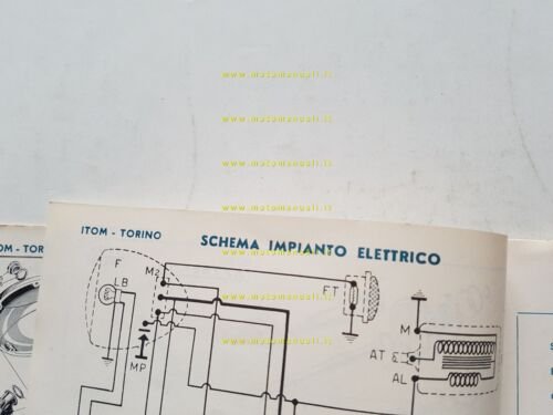 Itom Astor Sport 50 3M manuale uso manutenzione + catalogo …
