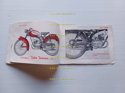 Itom Tabor 65 manuale uso manutenzione + catalogo ricambi originale