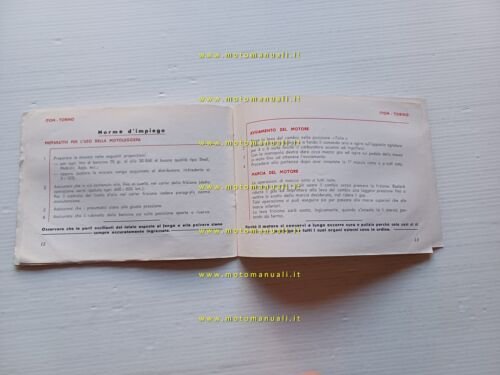 Itom Tabor 65 manuale uso manutenzione + catalogo ricambi originale