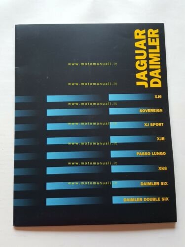 Jaguar Daimler modelli 1996 CARTELLA STAMPA originale italiano NO depliant