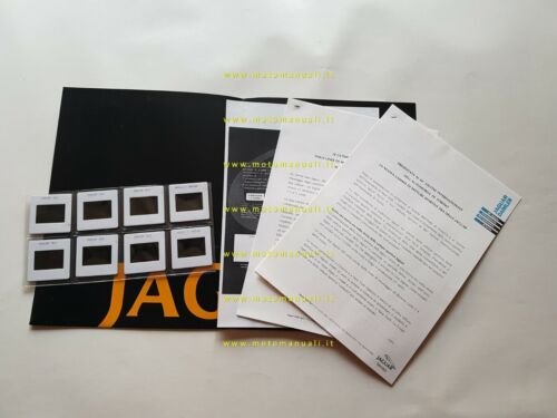 Jaguar Daimler modelli 1996 CARTELLA STAMPA originale italiano NO depliant