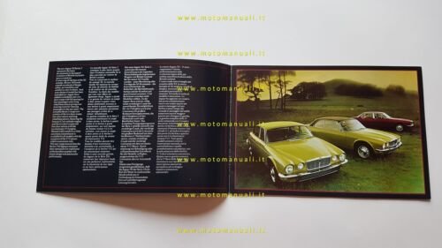 JAGUAR XJ Serie 2 1973 depliant INGLESE originale