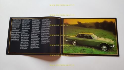JAGUAR XJ Serie 2 1973 depliant INGLESE originale
