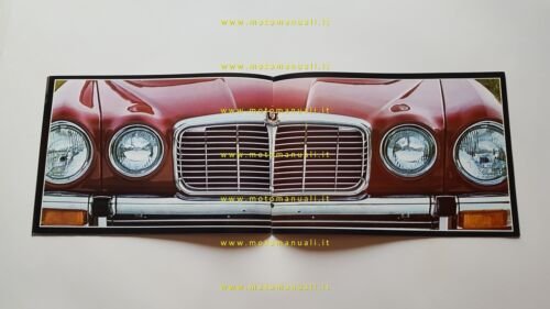 JAGUAR XJ Serie 2 1973 depliant INGLESE originale