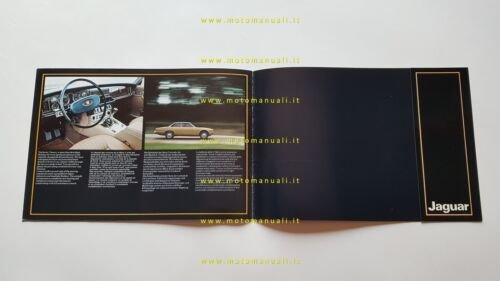 JAGUAR XJ Serie 2 1973 depliant INGLESE originale